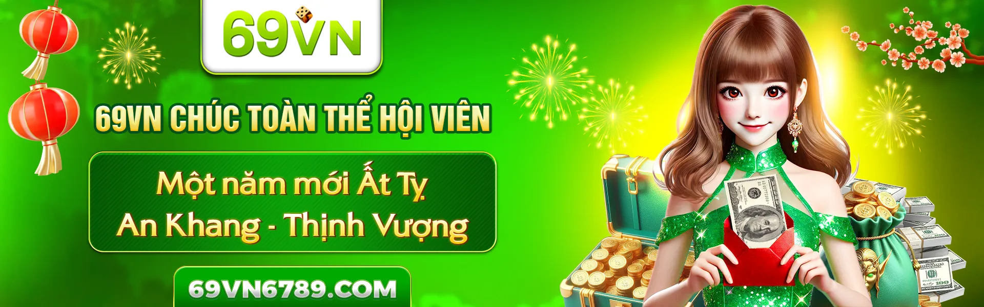 69VN chúc toàn thể hội viên năm mới 2025